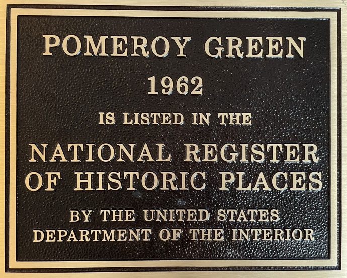 Pomeroy Green - National Register of Historic Places